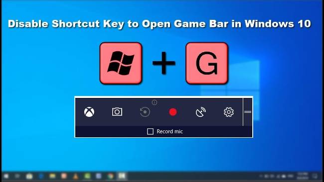 Ikon Windows dan Huruf G cara merekam layar di laptop