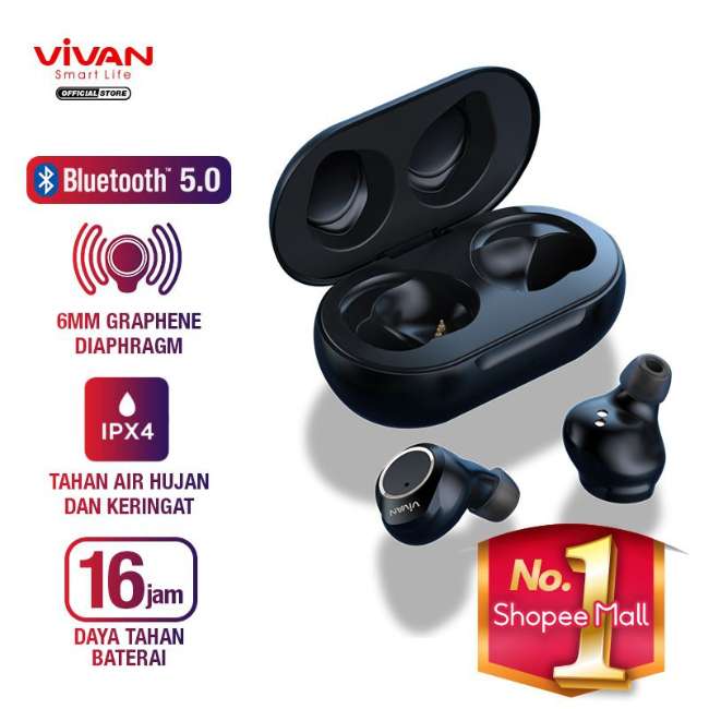 VIVAN TWS Bluetooth Liberty T100S