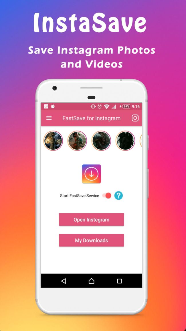 FastSave for Instagram cara ambil video di ig