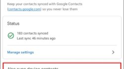 Mengembalikan kontak pakai akun Gmail
