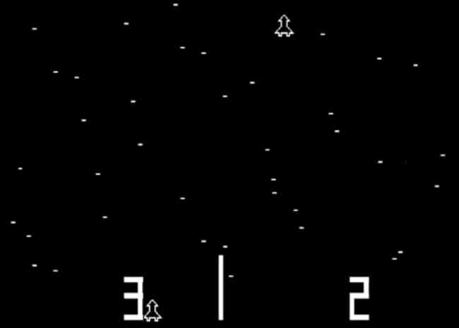 Space-Race-1973 game pertama di dunia