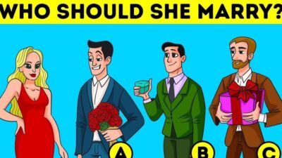 Test IQ: Di Antara 3 Pria yang Mendekati Wanita Bergaun Merah, Siapakah yang Benar-Benar Ingin Menikahinya?