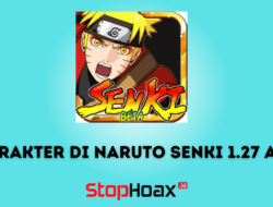Daftar Karakter Terbaik di Naruto Senki 1.27 APK yang Bisa Kamu Mainkan