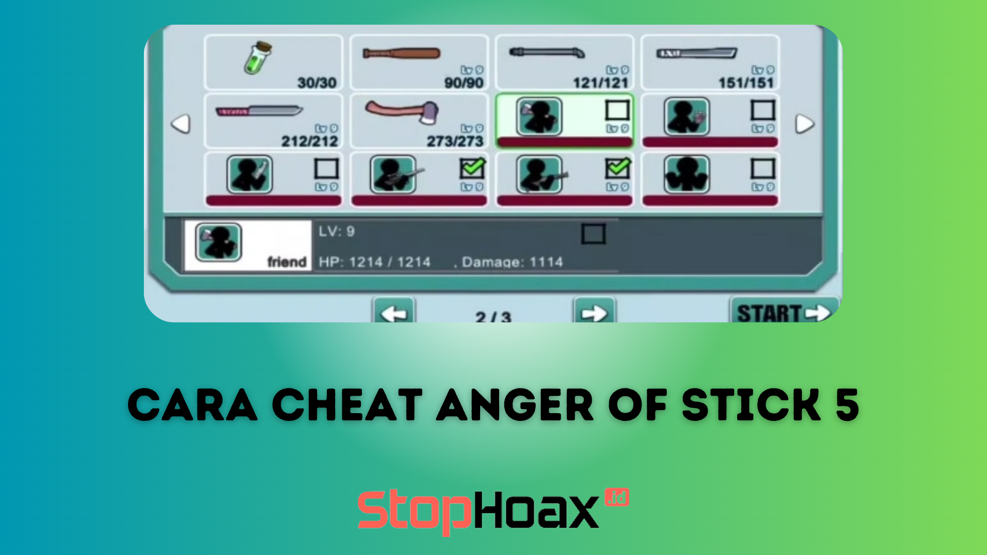 Cara Cheat Anger Of Stick 5 yang Bikin Lawan Kamu Tidak Berkutik