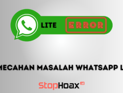Masalah dan Pemecahan Masalah WhatsApp Lite yang Perlu Diketahui
